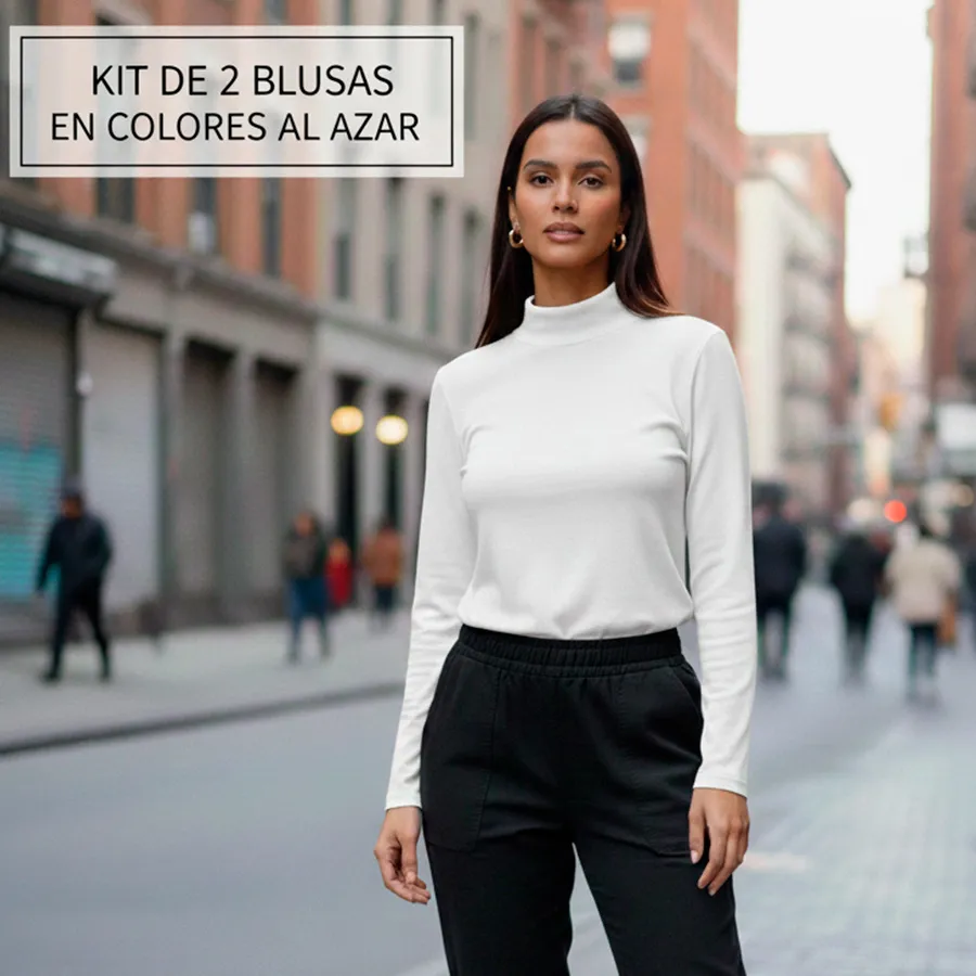 POLO-UNI-N KIT DE 2 BLUSAS 8057